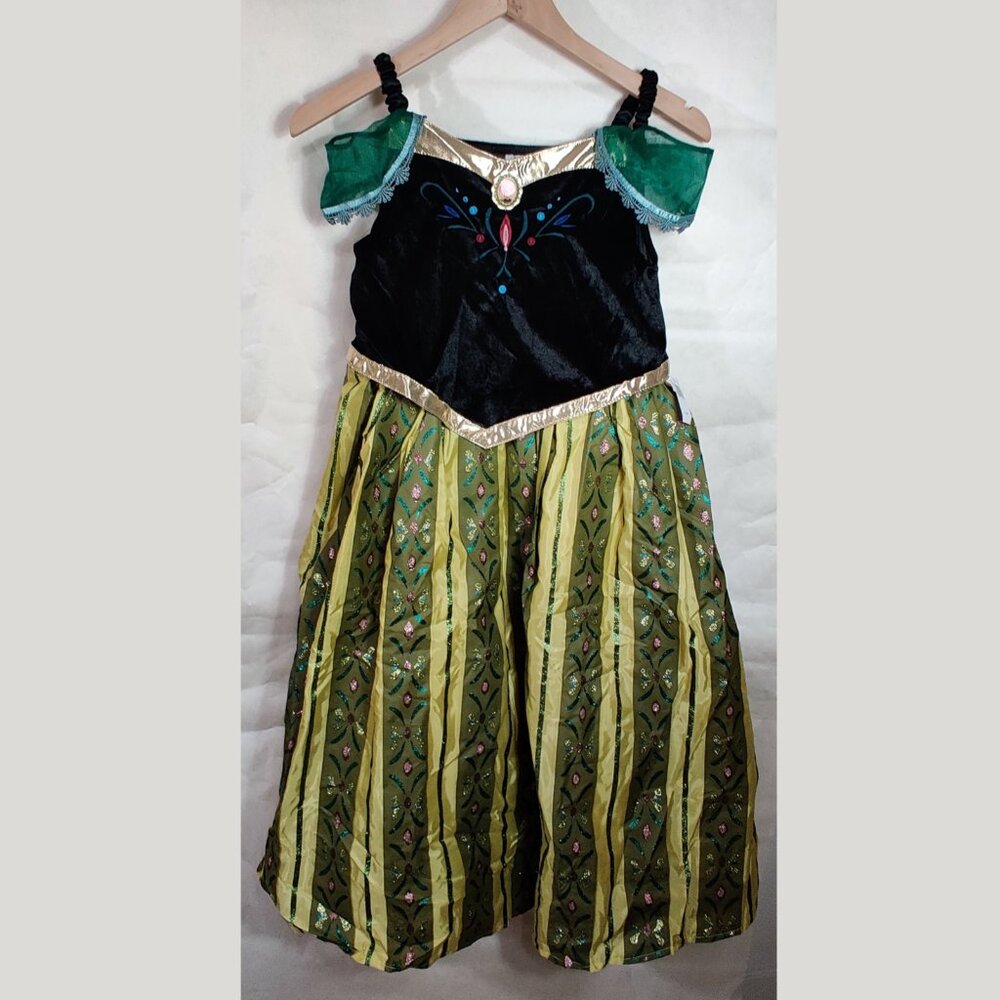 Disney Parks Frozen Anna Costume Dress Coronation Princess Youth 14/16 XL NWT